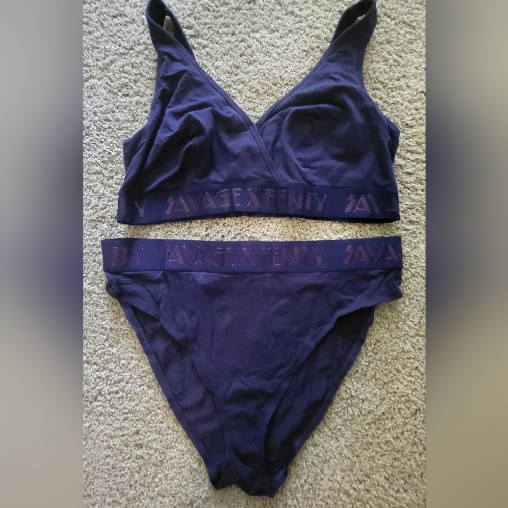 Savage X Fenty forever Savage high leg/Bralette XL/1x/2x/3x